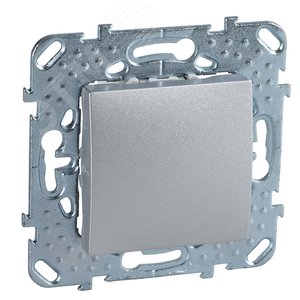 Unica TOP Алюминий Переключатель 1-клавишный (сх.6) | MGU5.203.30ZD | Schneider Electric - фото 2