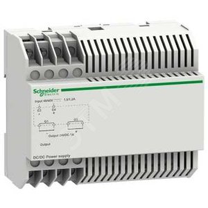 48/60 VDC МОДУЛЬ ПИТАНИЯ 24 В ПОСТ ТОКА - Schneider Electric