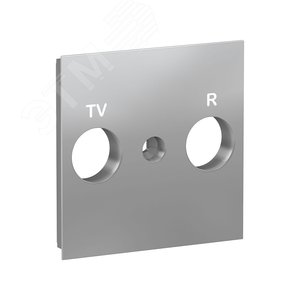 Панель лицевая UNICA NEW TV/FM розетки алюминий - фото 2