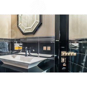 Рамка 2 поста стеклянная черный оникс (MTN404203) 9