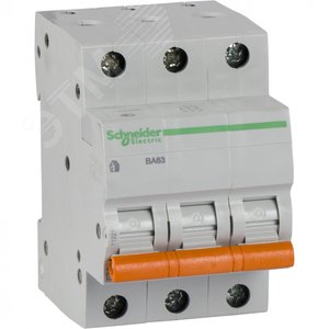 Выключатель автоматический трехполюсный ВА63 6А C 4,5кА | 11221 | Schneider Electric 2
