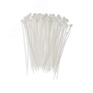 СТЯЖКА КАБЕЛЬНАЯ 100х2.5 БЕЛАЯ (100шт) 5