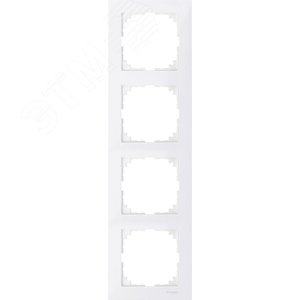 M-Pure Рамка 4 поста полярно-белый (MTN4040-3619)