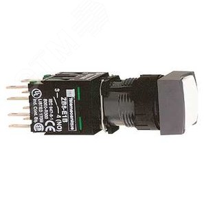 КНОПКА 16ММ БЕЛАЯ XB6CA11B | XB6CA11B | Schneider Electric 6