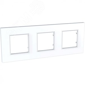 Unica Quadro Белый Рамка 3-ая | MGU2.706.18 | Schneider Electric - фото 2