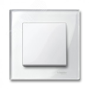 Рамка 1 пост стеклянная бриллиант 18