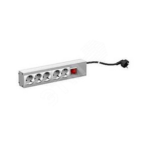 БЛОК РОЗ. 5ХРОЗЕТКА+ВЫКЛ С ИНД.+ШНУР - Schneider Electric