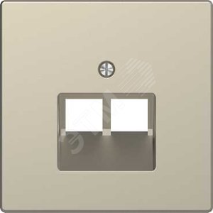 D-Life ЦЕНТРАЛЬНАЯ НАКЛАДКА для розетки 2-ной RJ45, САХАРА , SD | MTN4522-6033 | Schneider Electric - Schneider Electric