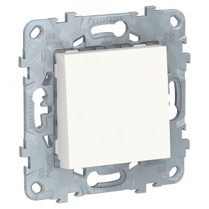 Unica New Белый Переключатель 1-клавишный, сх. 6, 10 AX, 250В | NU520318 | Schneider Electric - фото 2
