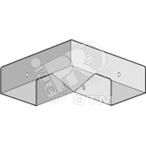 Поворот горизонтальный 90 градусов W10/60-300 SKH окрашенный