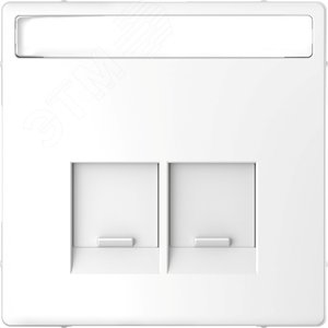 Накладка центральная D-Life для 2-х модульных разъемов SE белый лотос SD (MTN4574-6035)