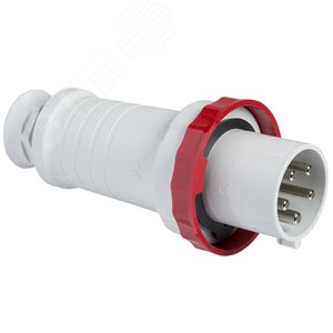 КАБ. ВИЛКА, ВИНТ 63А 3P+N+E IP67 380В | 81383 | Schneider Electric - фото 2