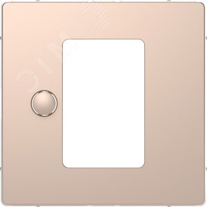 Накладка центральная D-Life для сенсорного термостата, шампань, SD (MTN5775-6051) - Schneider Electric