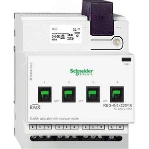 АКТОР ДЛЯ ВЫКЛ REG-K/4X230/16 С РУЧН УПР | MTN647593 | Schneider Electric 5