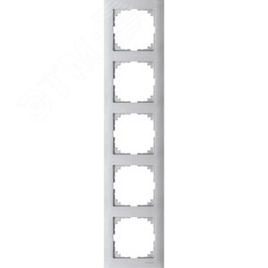 M-Pure 5-постовая рамка, цвет алюминия | MTN4050-3660 | Schneider Electric - фото 2