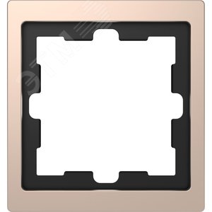 Рамка однопостовая D-Life шампань SD (MTN4010-6551)