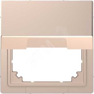 Адаптер D-Life с крышкой для интеграции System M в D-Life шампань SD (MTN4081-6051) - Schneider Electric