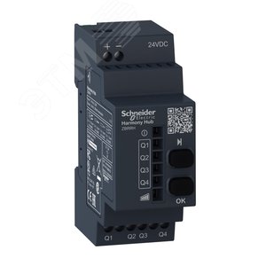 ПРОГРАММИРУЕМЫЙ ПРИЕМНИК 4PNP 200mA 24VDC 2 КНОПКИ ZBRRH - Schneider Electric
