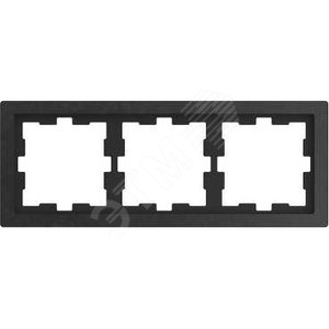 Рамка трехпостовая D-Life базальт SD (MTN4030-6547) - Schneider Electric