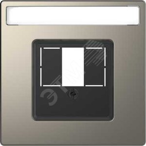 Накладка центральная D-Life для TAE/Audio/USB никель SD (MTN4250-6050) - Schneider Electric