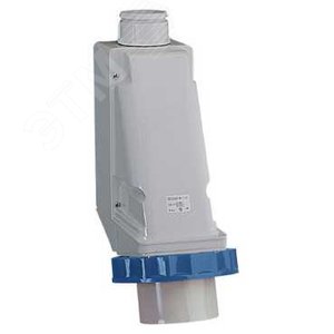 Вилка настенная винтовая 125А 2P+E IP67 220В - фото 5