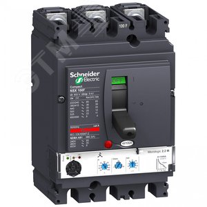 3П3Т АВТОМ. ВЫКЛ. MIC.2.2M 100A NSX100F | LV429825 | Schneider Electric 3