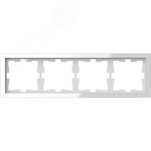 Рамка четырехпостовая D-Life белый кристалл SD (MTN4040-6520) - Schneider Electric