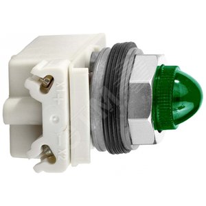Лампа сигнальная 30мм 24В зеленая - Schneider Electric