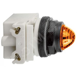 Лампа сигнальная 30ММ 230В желтая