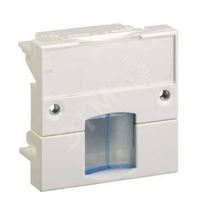 S-ONE Панель лицевая 2 модуля для 1хRJ45 синяя - Schneider Electric