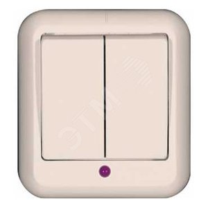 ПРИМА Выключатель нар. 2кл. инд.упак, беж - Schneider Electric