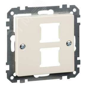 ЦЕНТР.ПЛАТА ДЛЯ РОЗ.RJ11/RJ45,2 ПОС.БЕЖ | MTN291644 | Schneider Electric 3