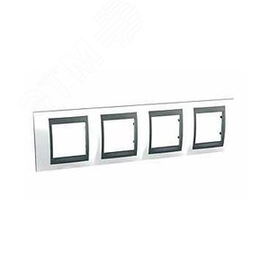 Unica TOP Нордик/Графит Рамка 4-ая | MGU66.008.292 | Schneider Electric - фото 5