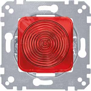 Механизм сигнальной лампы E10 красный колпачок 5