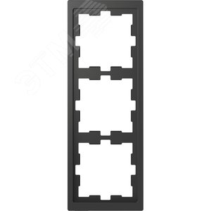 D-Life РАМКА 3-постовая, АНТРАЦИТ , SD | MTN4030-6534 | Schneider Electric - фото 2