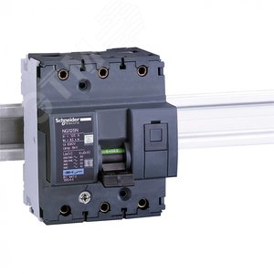 Выключатель автоматический трехполюсный NG125N 125А C 25кА | 18644 | Schneider Electric 3