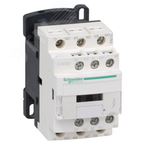 ПРОМЕЖУТОЧНОЕ РЕЛЕ 5НО, ЦЕПЬ УПРАВЛЕНИЯ 125В ПОСТОЯННОГО ТОКА, ВИНТОВОЙ ЗАЖИМ | CAD50GD | Schneider Electric 2