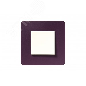 Рамка UNICA STUDIO однопостовая лиловый/белый (NU280214)