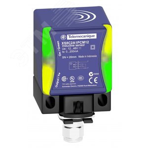 Датчик индуктивный 12-48В 4-20 мА М12 Sn=25мм кубический 2-х проводной 2