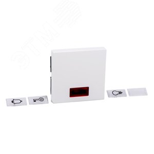 КЛАВ. С ПРЯМОУГОЛЬНЫМ ОКОШКОМ ДЛЯ СИМВОЛОВ,АКТИВНО БЕЛЫЙ | MTN432825 | Schneider Electric - фото 3