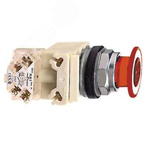 КНОПКА 30ММ 120В КРАСНАЯ ГРИБОВИДНАЯ 7