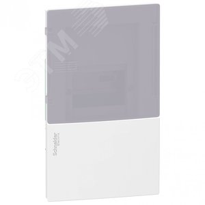 MINI PRAGMA ЩИТ ВСТРАИВ. С ДЫМЧАТОЙ ДВ. 1РЯД/4МОД,IP40,IK07,50А,2 клеммы,Италия | MIP22104T | Schneider Electric - фото 3