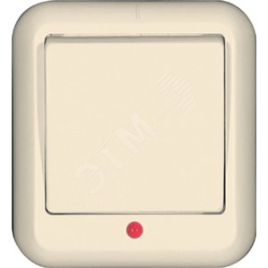 Прима Выкл-ль 1кл нар.,с инд.,инд.уп., изол.пласт.,слон.кость - Schneider Electric