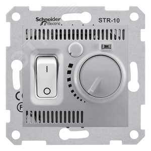 Sedna Термостат комнатный алюминий (SDN6000160) - Schneider Electric