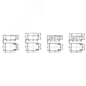 Коробка SDB IP55 с низкой крышкой 155X105X61 - фото 12