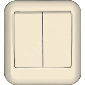 ПРИМА Выкл-ль 2кл нар. инд.уп. слон.кость - Schneider Electric