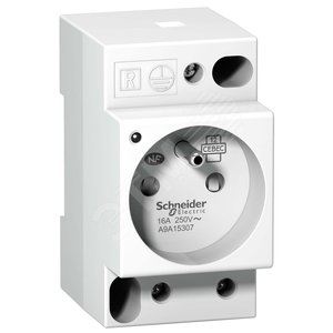 Щит розеточный iPC DIN 2п+T 16A 250В с индикацией - Schneider Electric