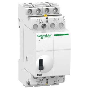 Реле импульсное iTL 16А 4НО 230В АС 110В DС (A9C30814)