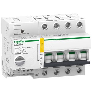 Выключатель автоматический четырехполюсный 25A C Reflex iC60N - Schneider Electric