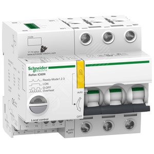 Выключатель автоматический трехполюсный REFLEX iC60N Ti24 25А B 10кА | A9C61325 | Schneider Electric - Schneider Electric